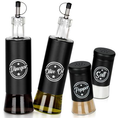 Bottles For Oil And Vinegar, Spice Jars 4 Pcs.