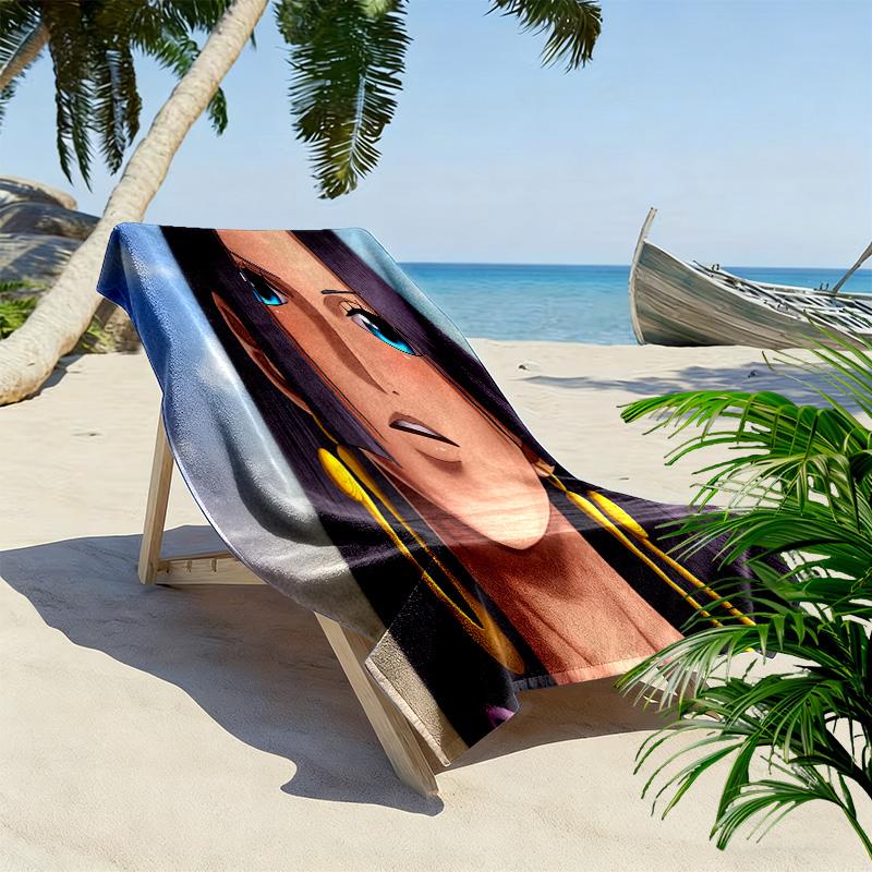 Adventurous Crew Unites Beach Towel Portable for Travel Outdoor Camping Outdoor Pool Towel Seaside Absorbent Bath Towel Printing Comfort Beach