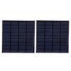 2pcs DC9V 2W Epoxy Solar Panels Polysilicon Battery Toys Charger Module with 100cm Cable