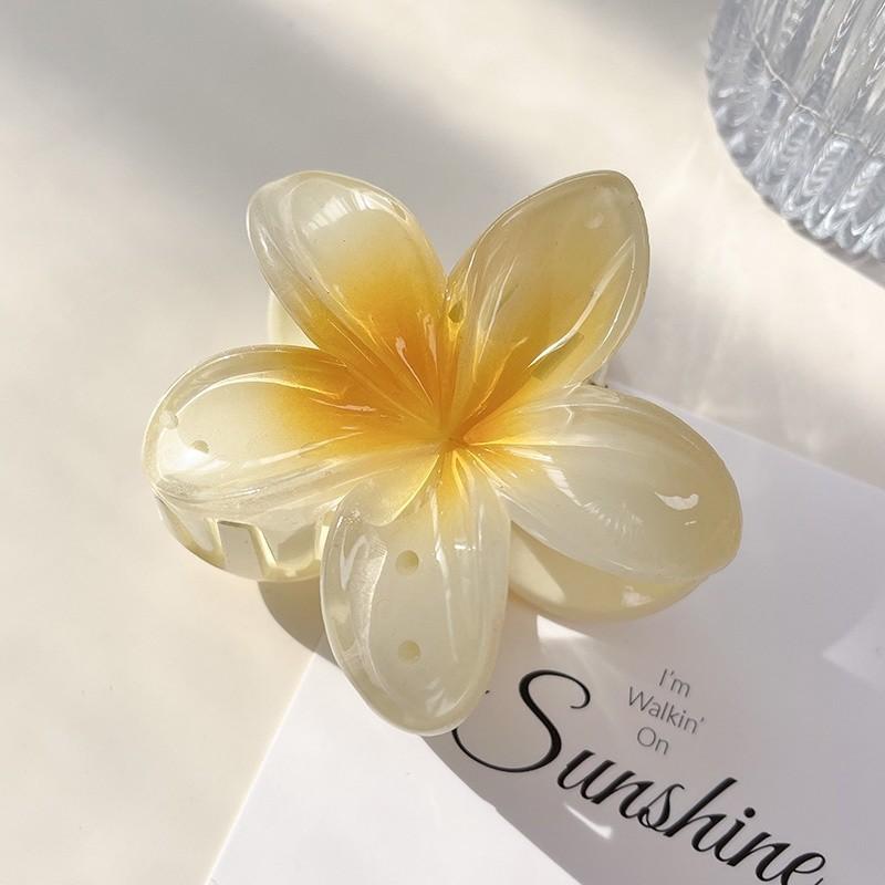 17KM Hawaiian Flower Hair Clip for Women Korean Candy Color Big Hairpin Hair Accessories