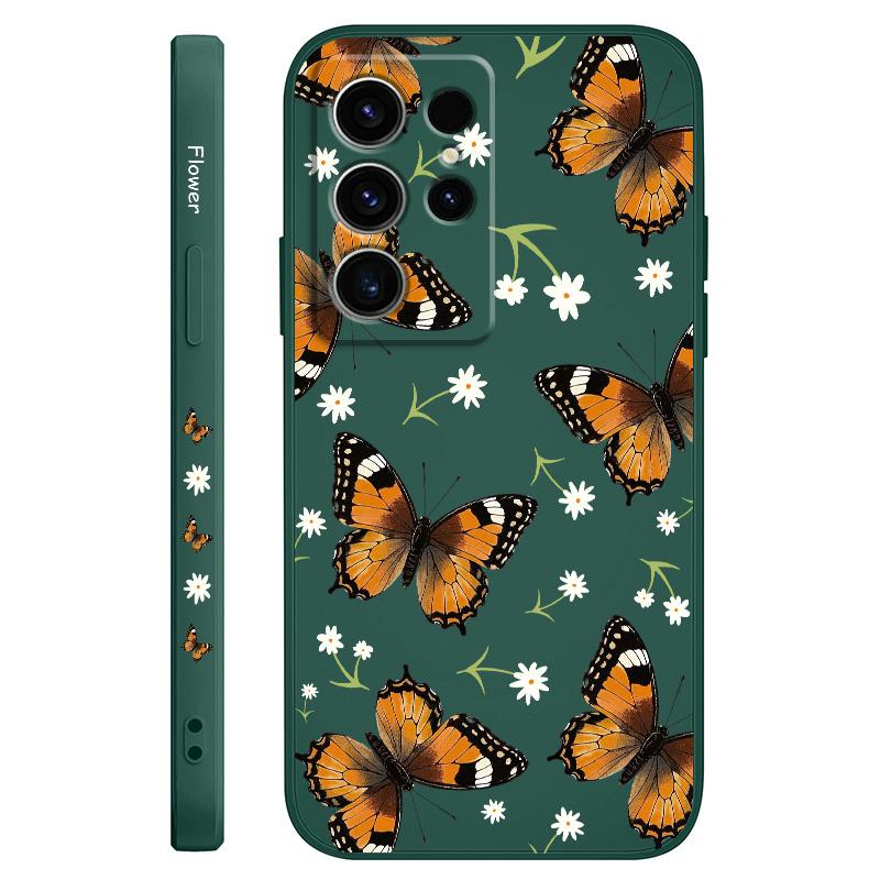 

Dead Leaf Butterfly Phone Case For Samsung Galaxy S25 S24 S23 S22 S21 S20 S10 S10E Ultra Plus FE Note 20 Ultra Plus Cover Galaxy S24