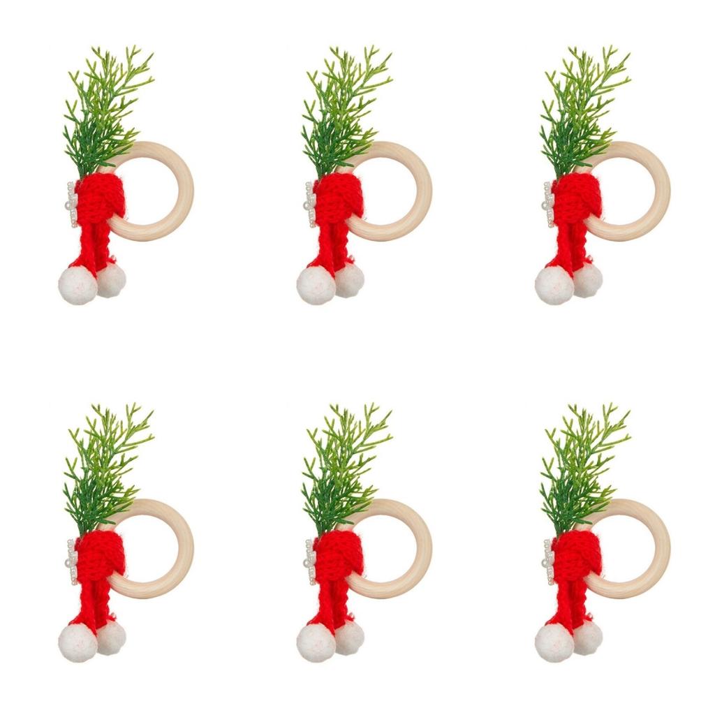 Decorative Needs Christmas Table Decor Dinner Napkin Holder Ample Quantity Elegant And Stylish Enhance Dining Experience