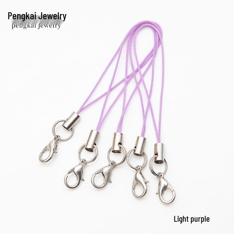 DIY šperky doplňky: 303 Karabina s dvojitým kroužkem šňůrka na mobilní telefon