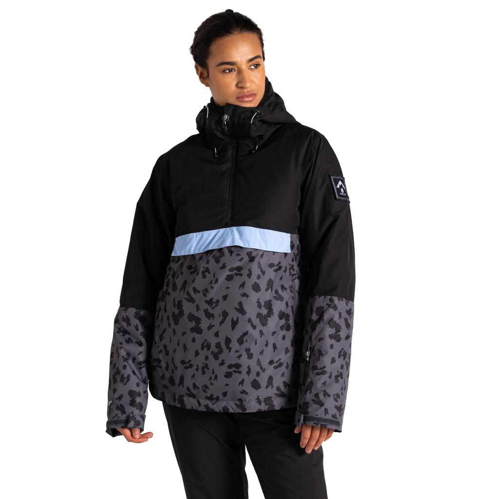Dare 2B Damen/Damen Snowburst Overhead-Skijacke mit Leopardenmuster