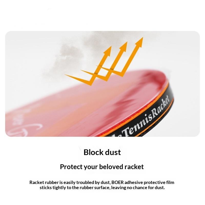 2/4/10Pcs Ping Pong Racket Rubber Protective Film Sticky Transparent Maintenance Cover Table Tennis Racket Protection Film