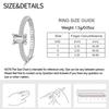 Women Copper Metal Finger Rings Designed For Women Authentic Original Copper Metal Cocktail Ring Geometric Cubic Zircon Heart Wedding High Quality