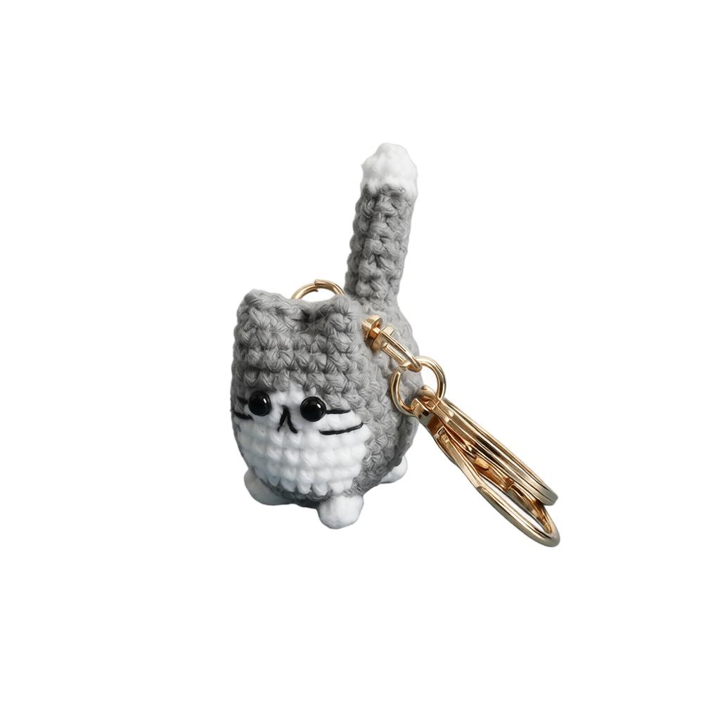 Hand Crocheted Toy for Play and - Interactive Toy for Cats