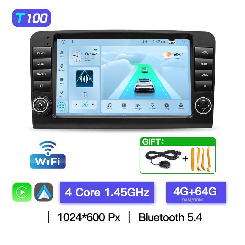 Mercedes-Benz ML-Class W164 Android Navigation & Reverse Camera System