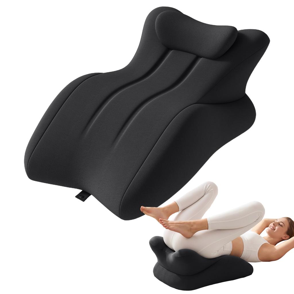 Sex Pillow for Couples – 27° Intimate Wedge Pillow, Memory Foam, for Intimate Positions & Sex Positions, Washable, Couple Pillow, Black