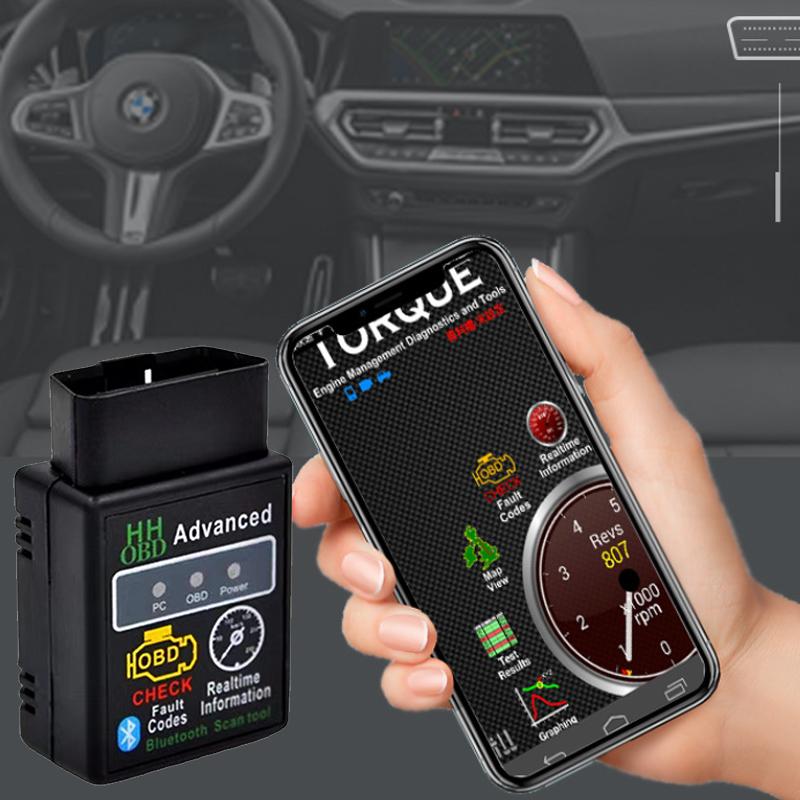 Bluetooth-kompatibler Diagnose-Scanner für Android IOS Windows Auto OBD2 Scanner Elm327 V1.5 Code-Leser OBDII Diagnosewerkzeug