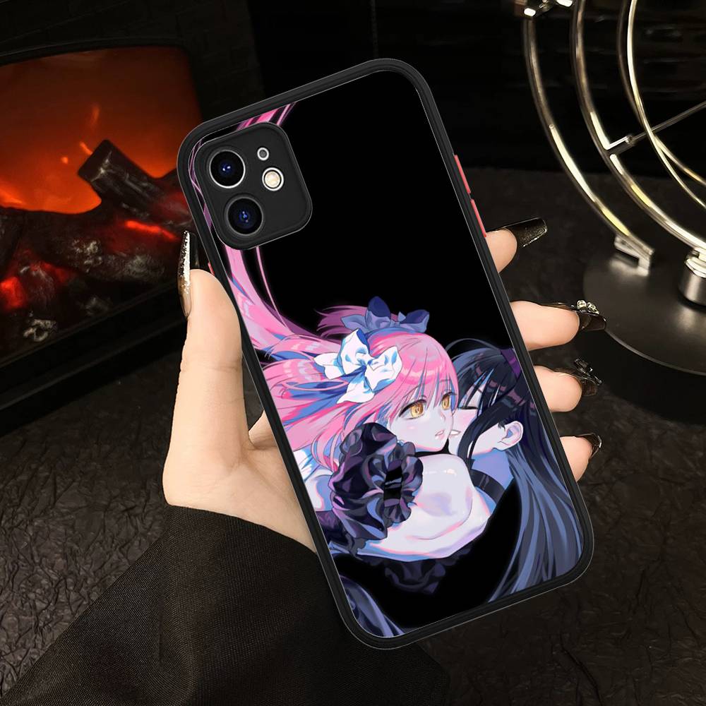 Coques de téléphone pour iPhone 16 15 14 Plus 13 12 11 Pro Max, Housse de téléphone Bumper Mate Oft, Fille Anime Puella Magi Madoka Magica