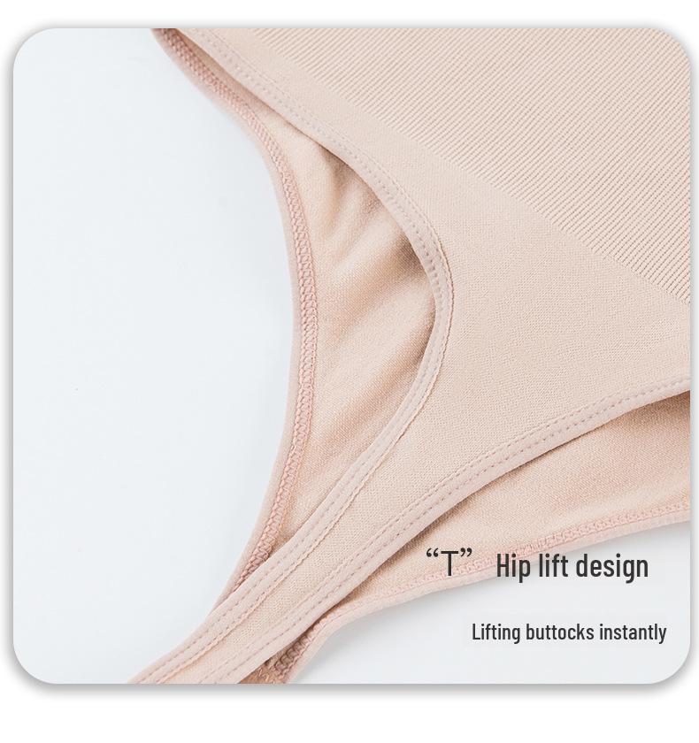 Women's Cross-Border Adjustable Open Crotch Jumpsuit with Tummy Shaping and Seamless Thong