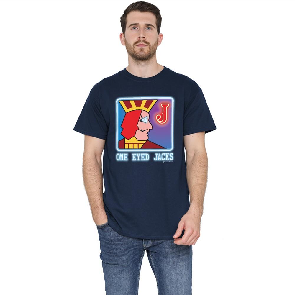 Twin Peaks One Eyed Jacks T-Shirt S-5XL Navy XL