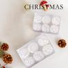 6Pcs 6CM Christmas Balls Christmas Tree Ornaments Hanging Xmas Tree Pendants Party Home Decor 2025 New Year Navidad Gifts Decor