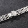 18mm 20mm 22mm High Quality Solid Stainless Steel Strap Universal Watchband Curved End Wristband for Men for Tissot for Citizen
