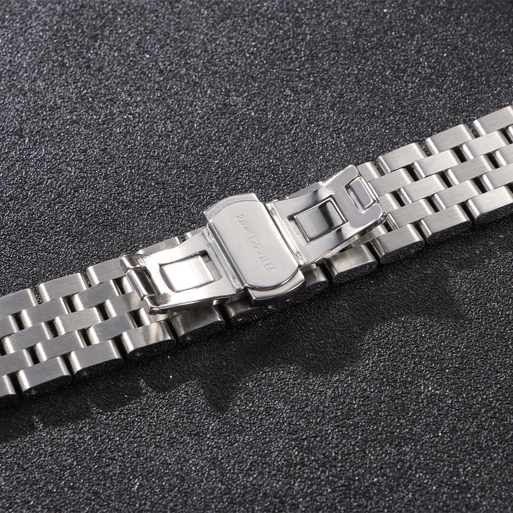 18mm 20mm 22mm High Quality Solid Stainless Steel Strap Universal Watchband Curved End Wristband for Men for Tissot for Citizen