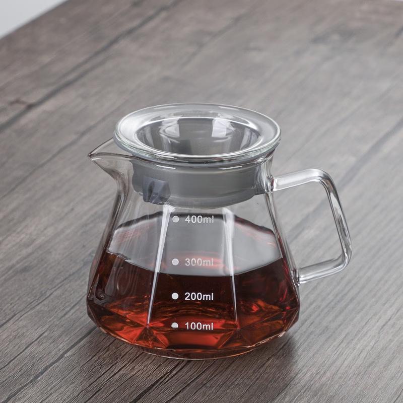 TLXT Octagonal Glass Coffee Brewer