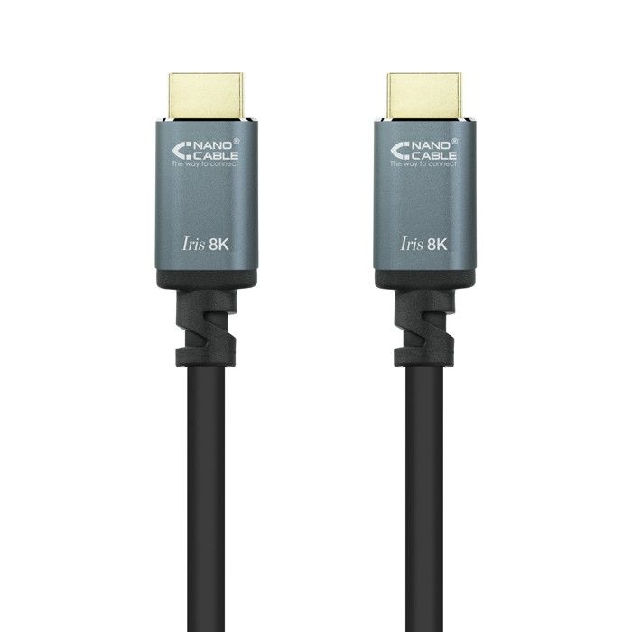 NANOCABLE 10.15.8001 - HDMI 2.1 IRIS Câble 8K, 1,0 M, Noir