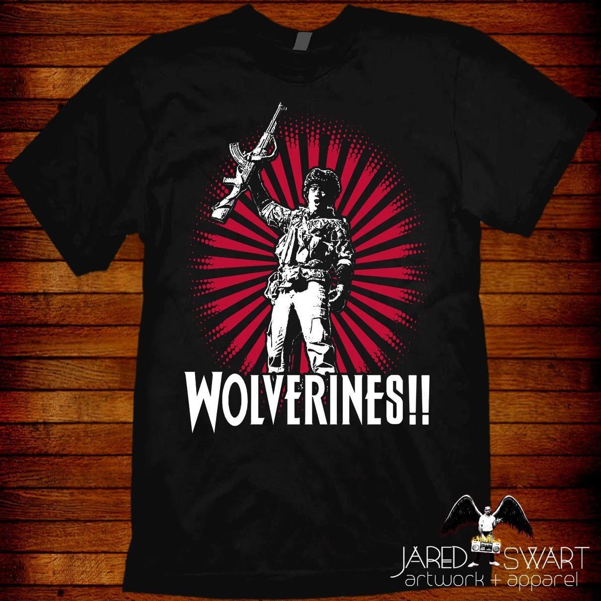 Red Dawn T-Shirt Wolverines! Red Dawn 1984 80s movie S M L XL 2XL 3XL 4XL XXXL