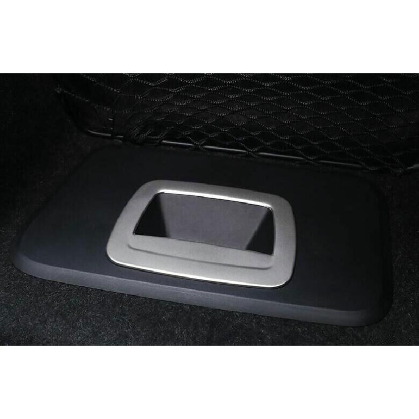 Silver Steel Back Door Tailgate Handle Cover Trim For BMW 5 Series G30 2018-
