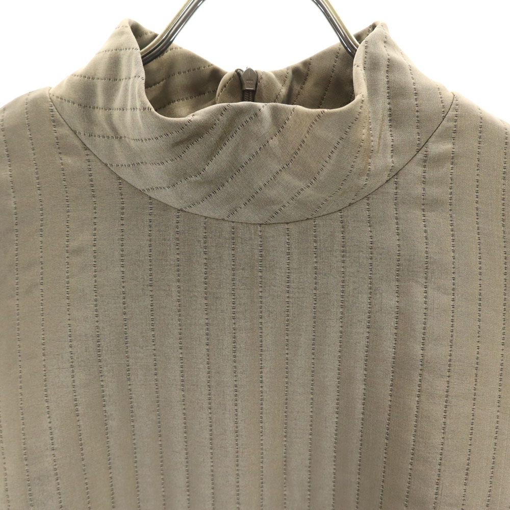 MAX MARA made in Italy No sleeve one piece 42 khaki Back zip Women Used