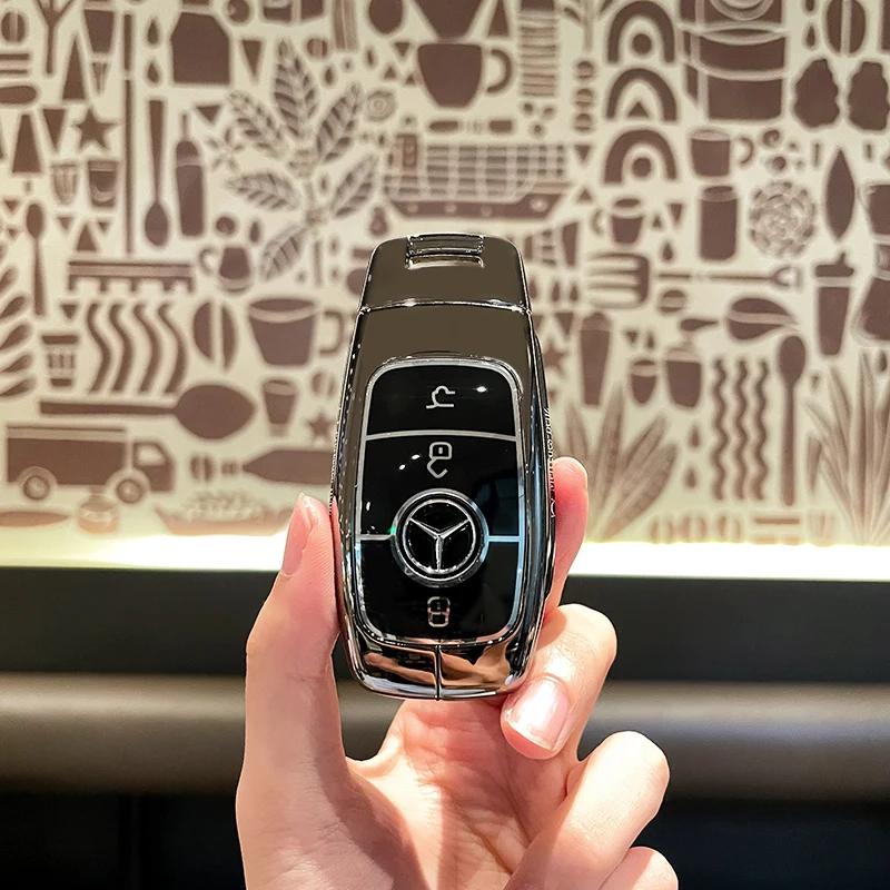car key case replacement cover 3buttons for Mercedes-Benz Key AMG MAYBACH 2016+ C-class E-class GLC300L E300l/E260/E350 A200 kk1
