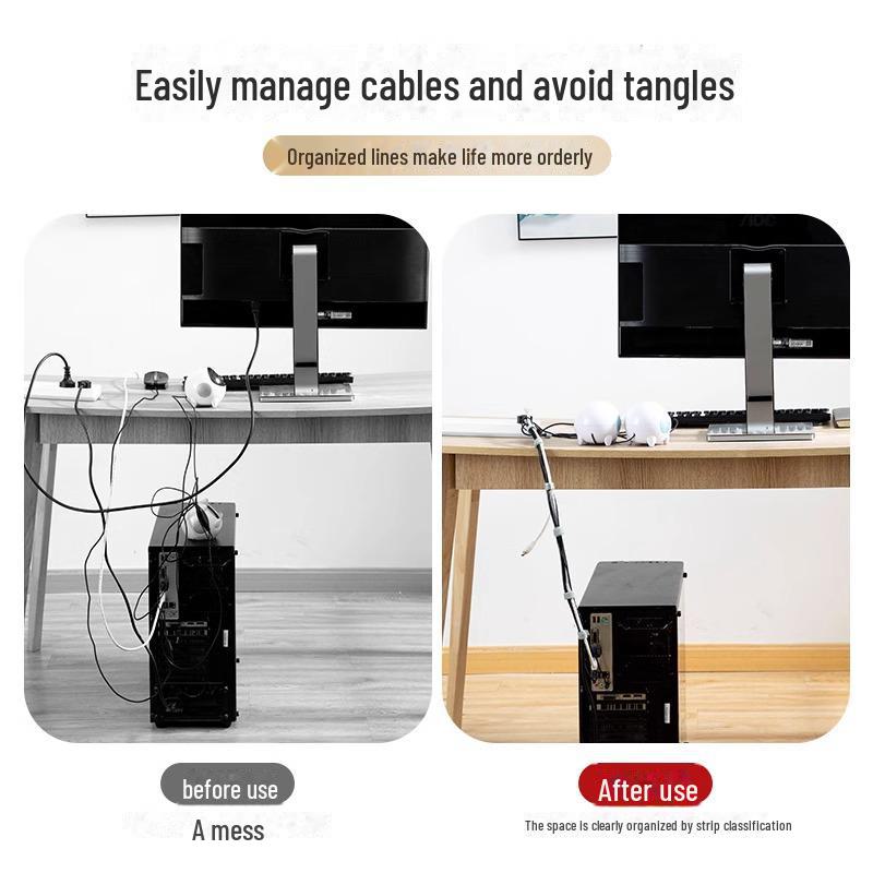 Multipurpose Velcro Cable Ties for Bundling and Securing Cables