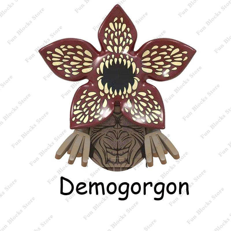 Montauk Upside Down World Building Blocks Demogorgon Vecna Eleven Mini Action Figures Bricks Model Movies Dolls Toys Kids Gift
