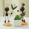 Eisen Ameisen Gartenkunst Skulptur Figur Statue Für Vertikales Pflanzenwachstum Und Dekoration Landschaftsakzent Gartenschmuck