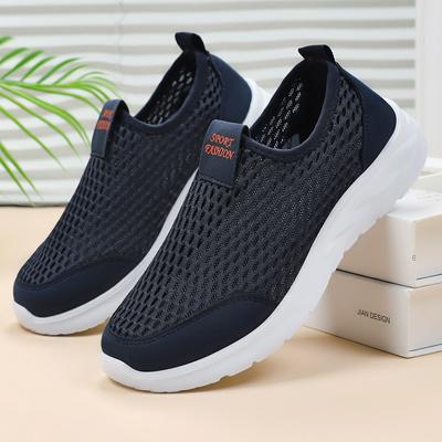 Schuhe für Herren und Damen, gleiche Sommer-Mesh-Hohl-atmungsaktive Freizeitschuhe mit einem Pedal, vielseitige Einzelschuhe