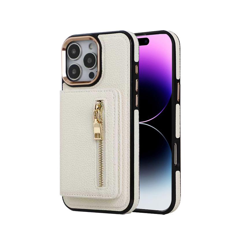 iPhone17AIR Magsafe Magnetic Two-in-One Zipper Case with Metal Camera Frame and Buttons