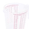 Measuring Cup Plastic Beaker - Heat Resistant Transparent Labs Graduated Beakers 1200ml