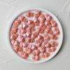 Glazed Ceramic Heart Beads with Vertical Holes for DIY Jewelry and Crafts