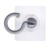 Adhesive Hook 360 Degree Rotating Seamless Hook Stable Plastic Coat Hook for Bathroom Dormitory Closets