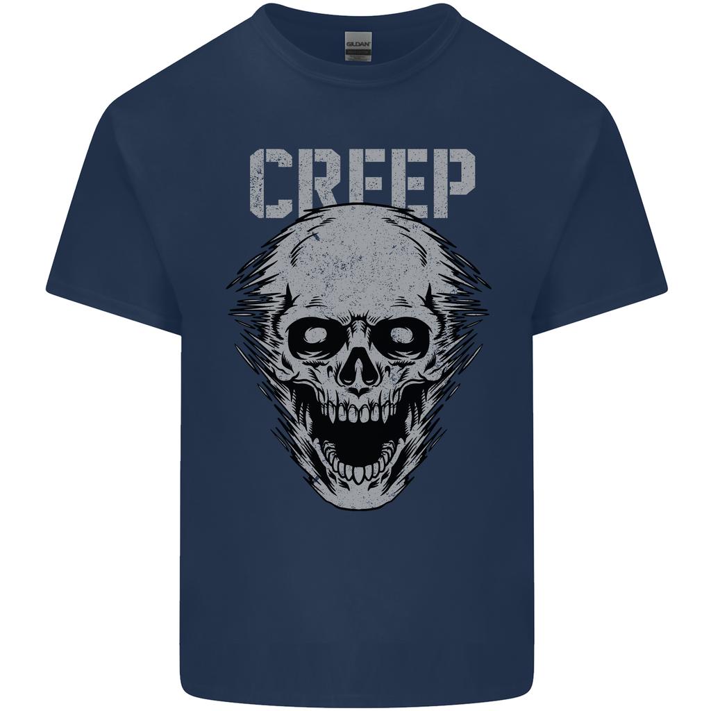 Creep HuUnisex Skull Gothic Rock Music Metal Unisexs Light Cotton TShirt