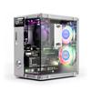 Gabinete Mini PC Pironman 5 compatível com SSD NVMe M.2 para Raspberry Pi 5, compatível com PCIe 2.03.0, compatível com Hailo-8L, agente de IA OpenClaw, cooler tipo torre +