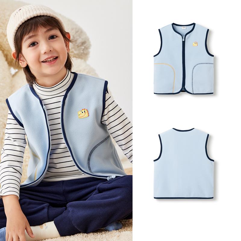 Balabala Kids  Winter Fleece Vest - Warm Outerwear for Boys and Girls 90 cm