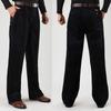 Men's Thick Corduroy Casual Pants Men's Corduroy High Waist Loose Thick Trousers