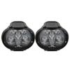 1PCS 6 LED Motorcycle Headlight Waterproof Scooters Spotlight Car Auxiliary Lamp Fog Bulb Work Lights white Universal 11v