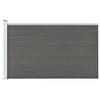 WPC Garden Fence 175 X 105 Cm Grey
