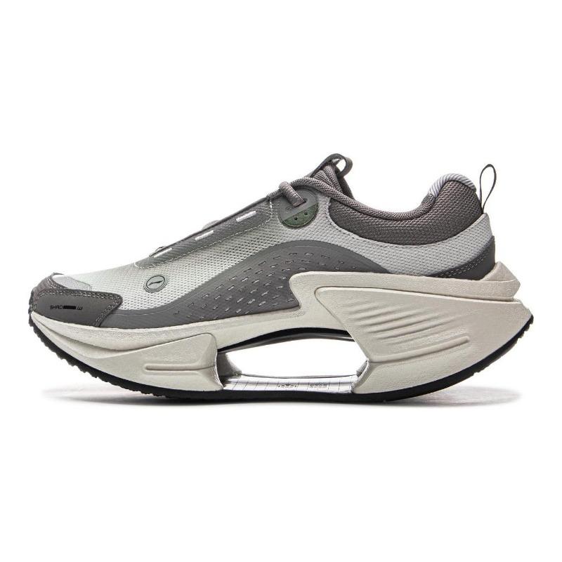 Li-Ning Jueying CRC 2nd Gen Light Reflective Low Top Men Casual Shoes Gray AZGV049-1 40