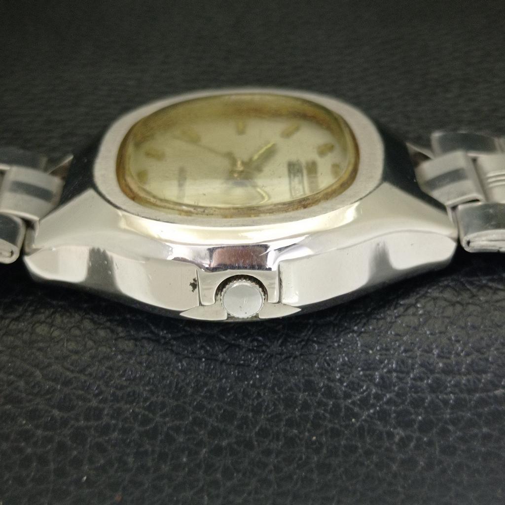 GENUINE VINTAGE SEIKO 5 ACTUS AUTOMATIC JAPAN 7019A MENS WATCH A702122-5 R208-a702122