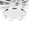 Wheel Center Cap, Tire Hub Cap, Outer Diameter 59mm, Inner Diameter 51mm, Universal Fit Most Vehicles (Plated)