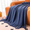 Nordic Retro Knitted Blanket – Perfect for Bedroom, Office, Airplane, or Air Conditioning Use.