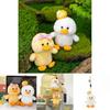 Mousse White Duck Animal Plush Hanging Toy With Pp Cotton Filling For Kids