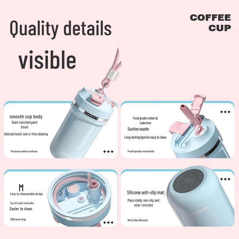 Kangbach Titanium Insulated Coffee Water Bottle