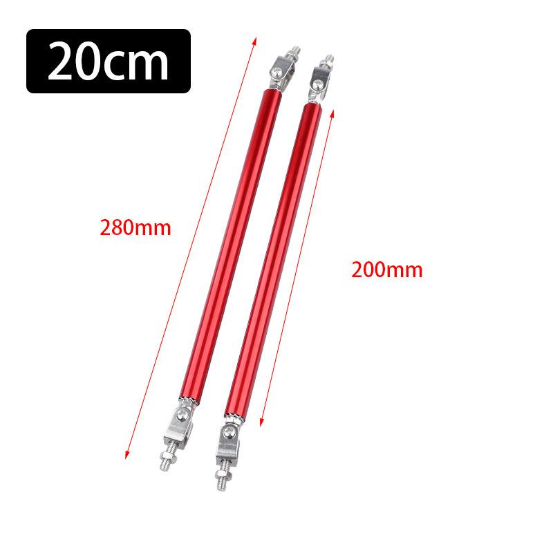 2x Univerzální Závodní Nastavitelná Přední Zadní Lišta Nárazníku Rozdělovač Podpěrná Tyč Sada Závodní 75mm/100mm/150mm/200mm Styling Auta Tunning