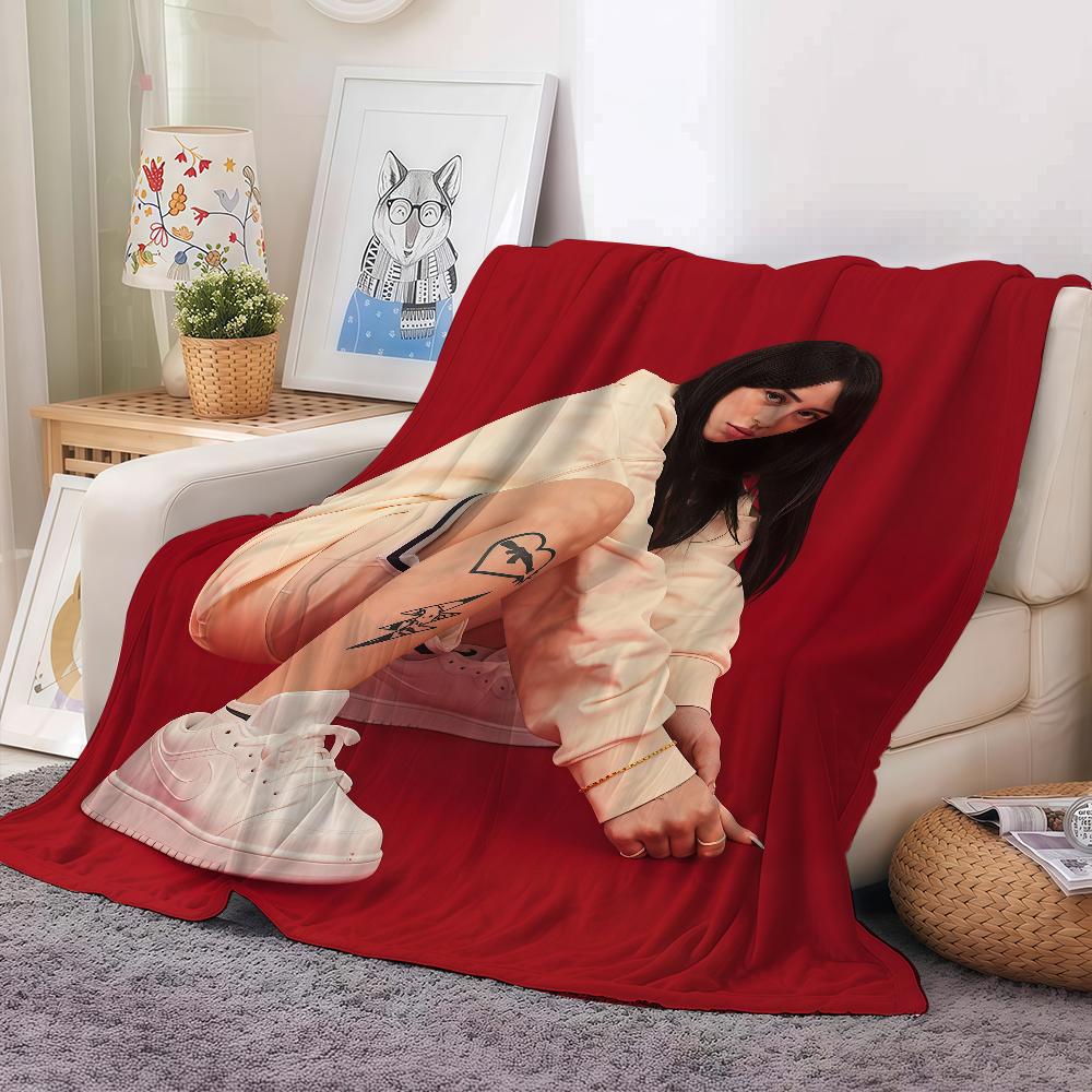 

Rapper N-nicki Nicole Blanket Warm And Soft Suitable For Bedroom Living Room Sofa Bed Office Travel Camping 30x40in