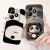 For Itel A70 Case A665L Cute Panda Cartoon Cover Soft Silicone Shockproof Phone Case Fopr Itel A70 A 70 ItelA70 Back Cover Shell