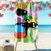 Barbapapa Print Beach Towel, Large Soft Quick Dry Towel for Beach Camping Swimming